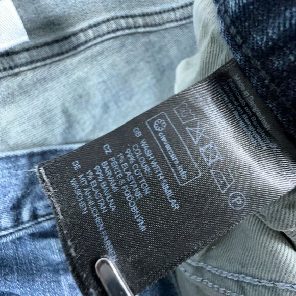 H&M Skinny Jeans Women's Size 31/32 Slim Low Waist Mid Rise Blue Denim - Picture 5 of 11